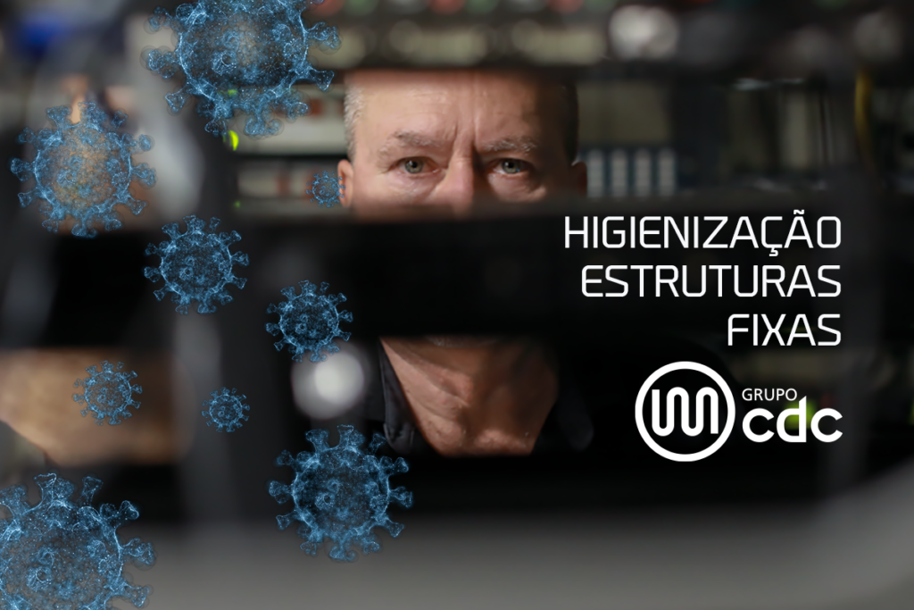 Ilustrar higienização contra Covid-19